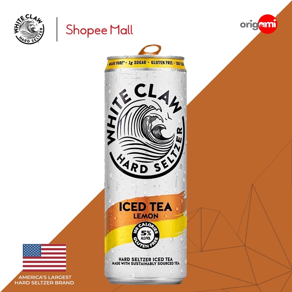 White Claw Canned Hard Seltzer Iced Tea Lemon 355ml Lazada PH