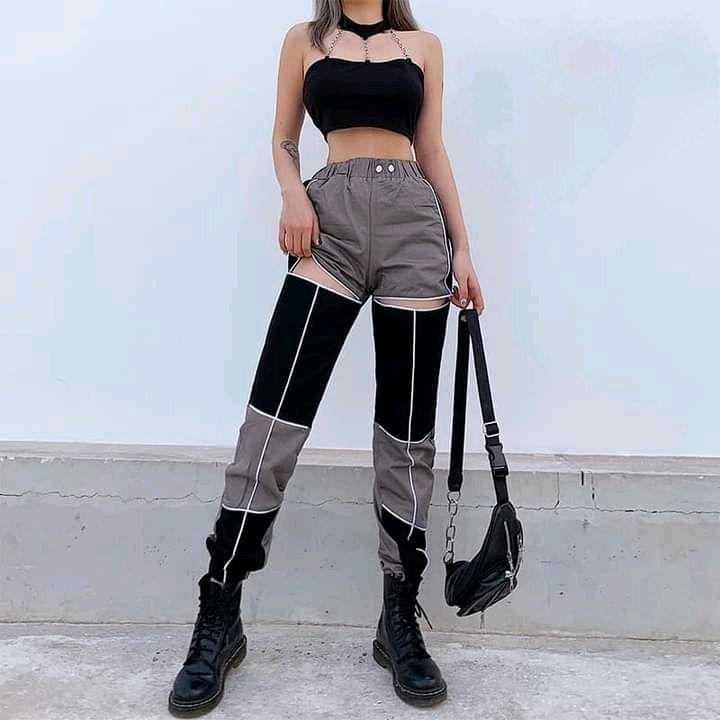 cut out cargo pants