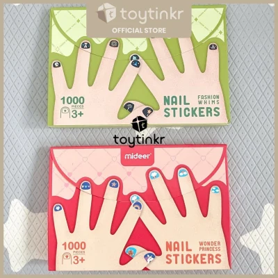 Mideer Envelope Nail Stickers 1000 Pieces by Toytinkr
