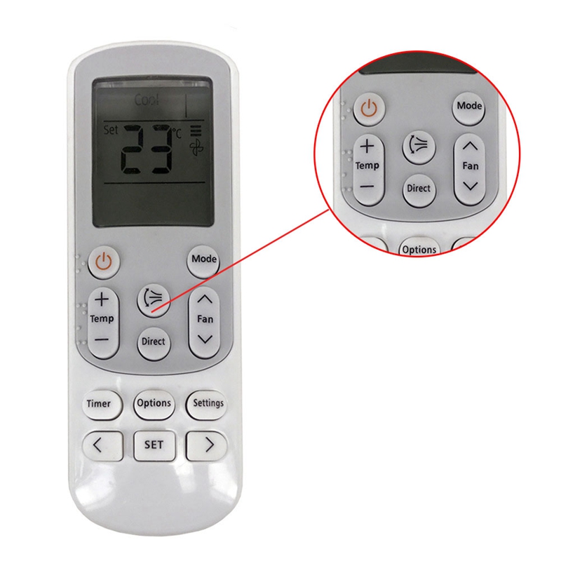 Air Conditioning Remote Control Replacement Direct for Samsung DB93