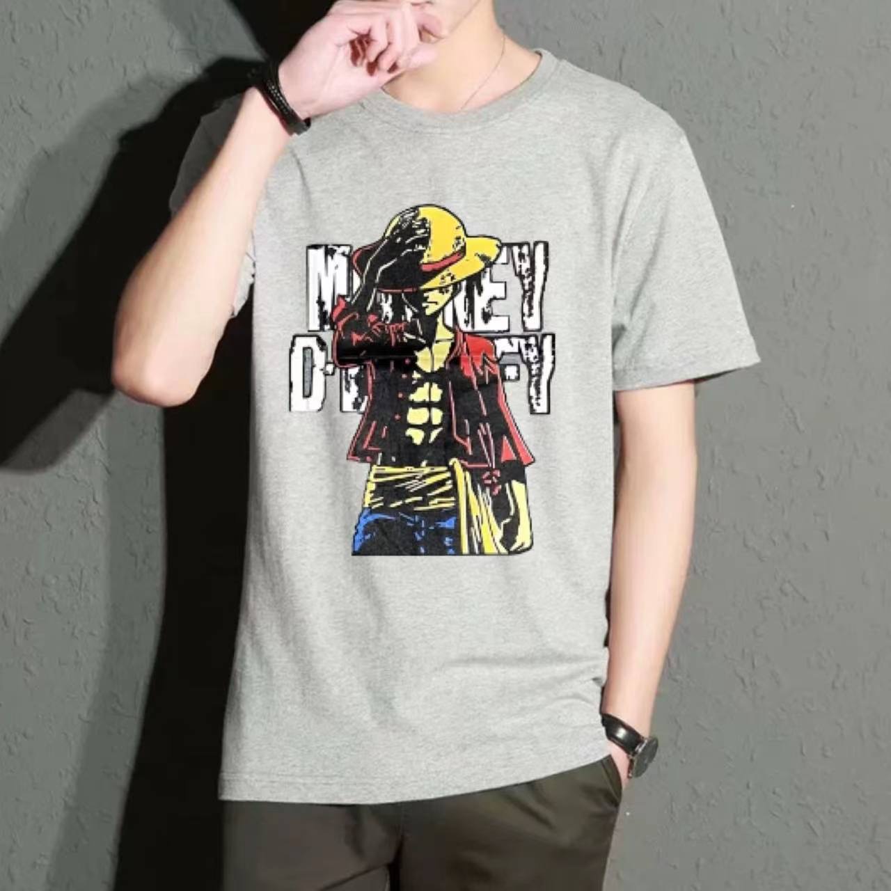 Monkey De Luffy Cartoon Character T- Shirt | Lazada PH