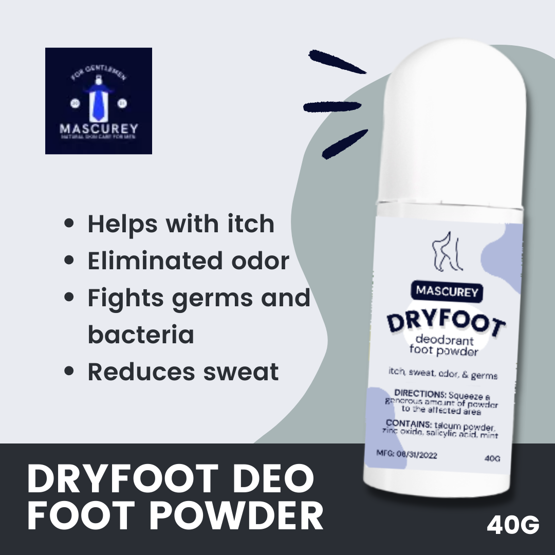 [ ANTIODOR + ANTISWEAT ] Mascurey DryFoot Deodorant Powder For Itchy