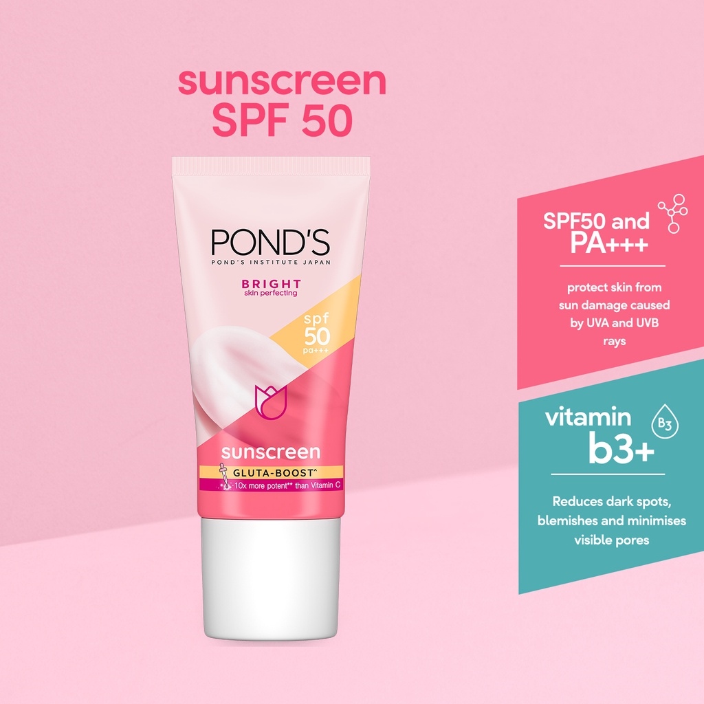 POND'S Bright Skin Brightening Sunscreen SPF 50 PA 30g Lazada PH