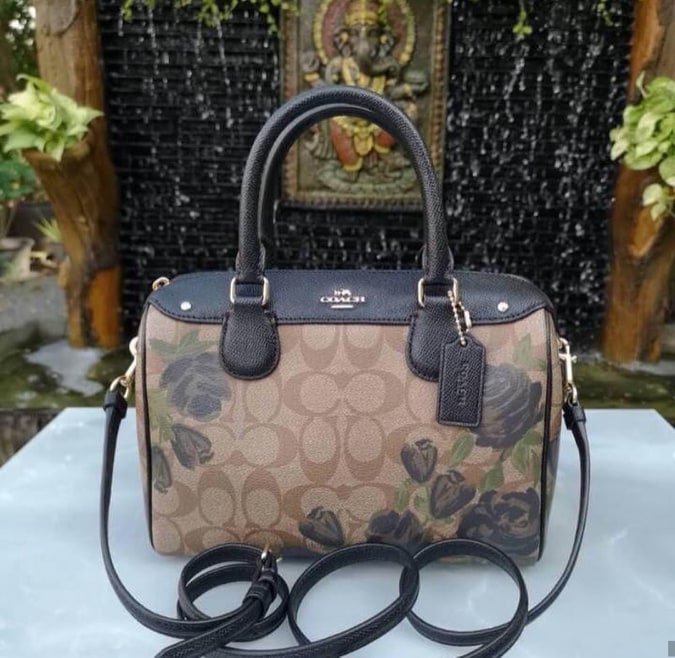 coach monogram satchel