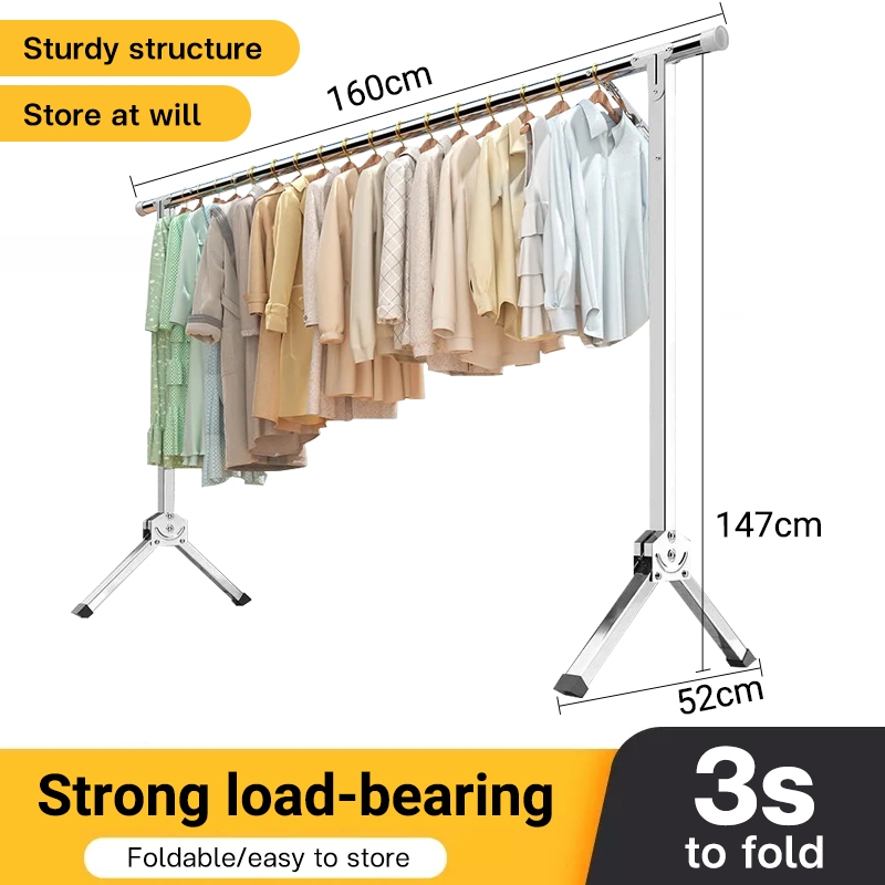 Foldable&Sampayan Clothes Rack Drying Rack Stainless Clothes Rack ...