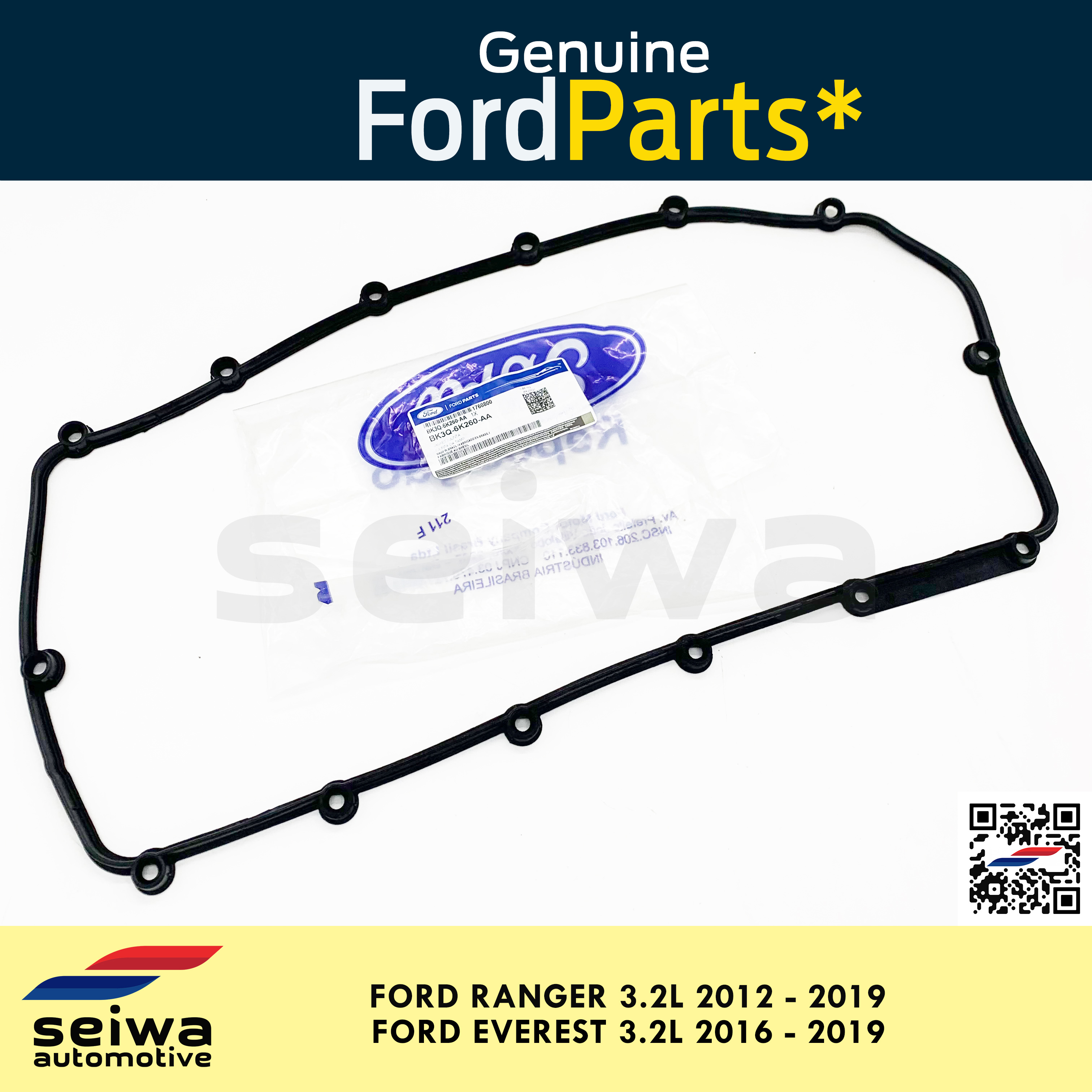 [2012 2019 3.2L] Ford Ranger Valve Cover Gasket [2016 2019 3.2L] Ford Everest Valve Cover