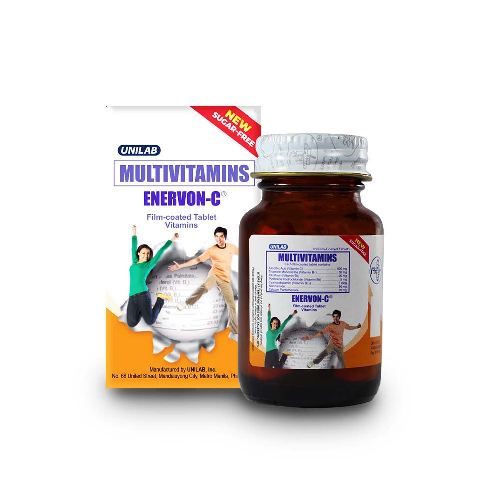 Enervon C Multivitamins Bitbit Bottles Sugar Free 30s Lazada PH