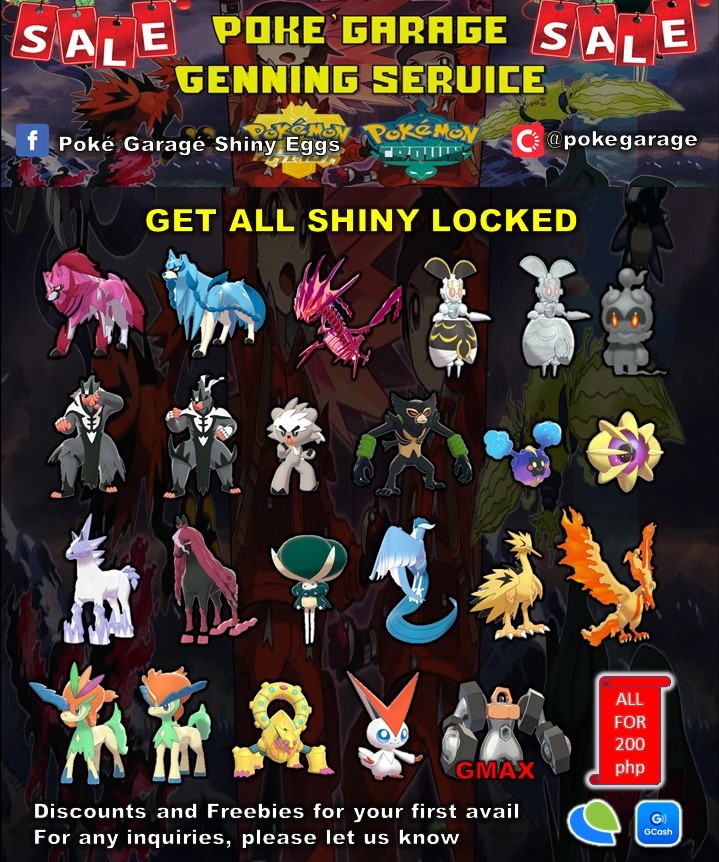 Get All Shiny Locked For Only 0php Pokemon Sword And Shield Lazada Ph