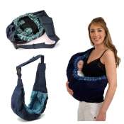 Adjustable Infant Carrier Sling Wrap Backpack - New Blue