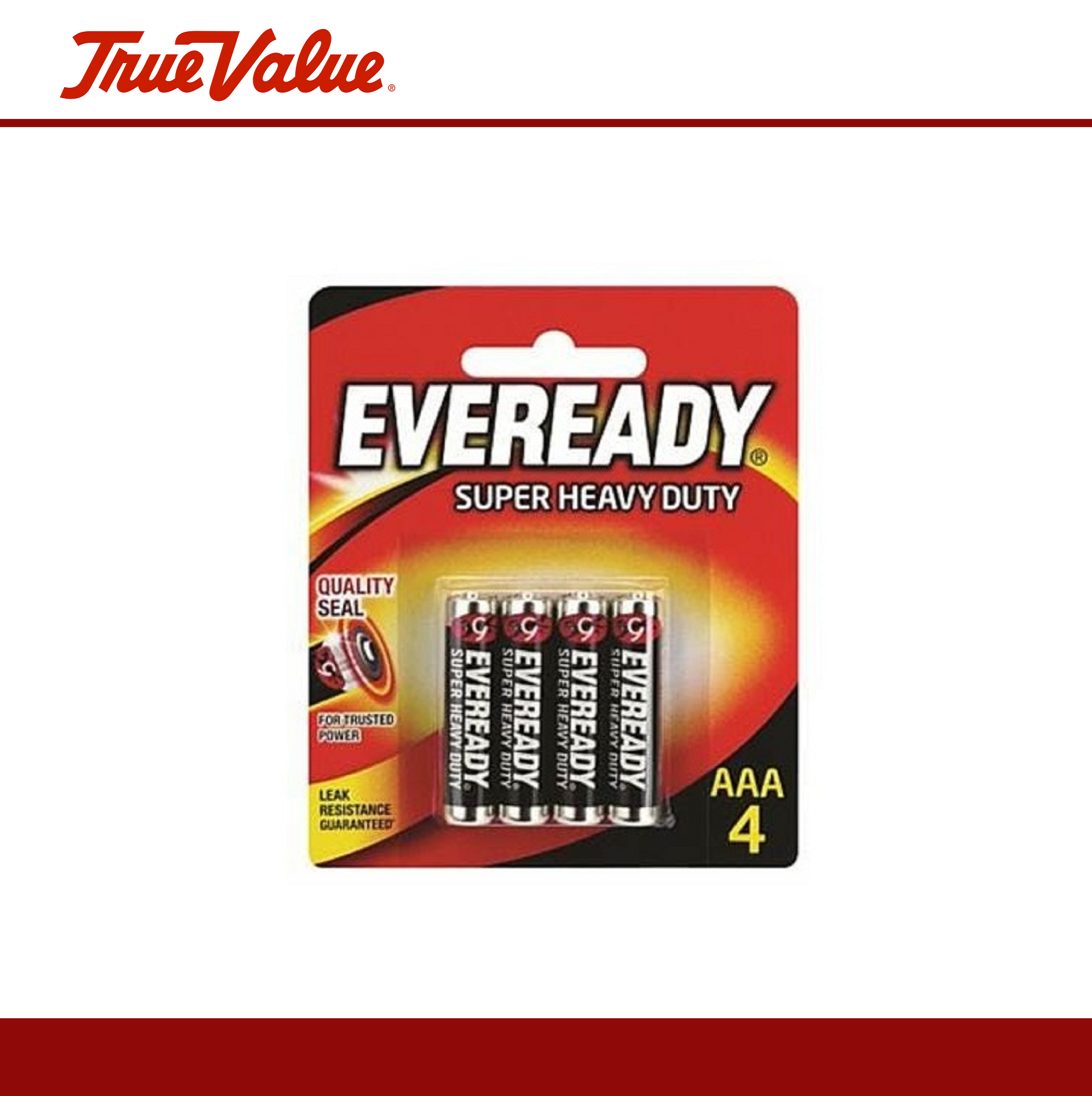 Eveready Super Heavy Duty AAA 4's Battery 1212BP4 Lazada PH