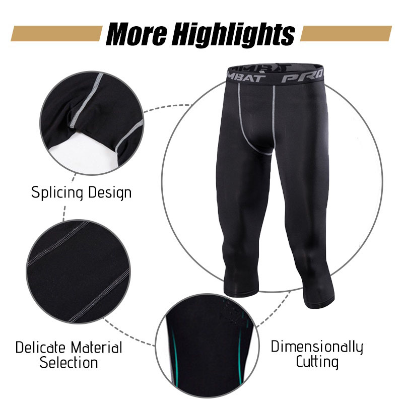 THRBUS Basketball Leggings For Men Sports Leggings Compression