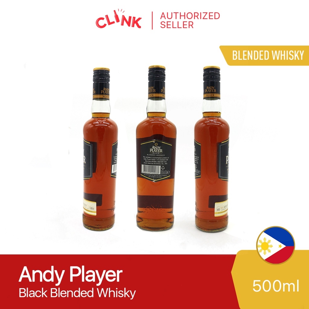 Andy Player Black Blended Whisky 500ml | Lazada PH