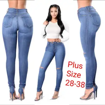 lazada high waist jeans