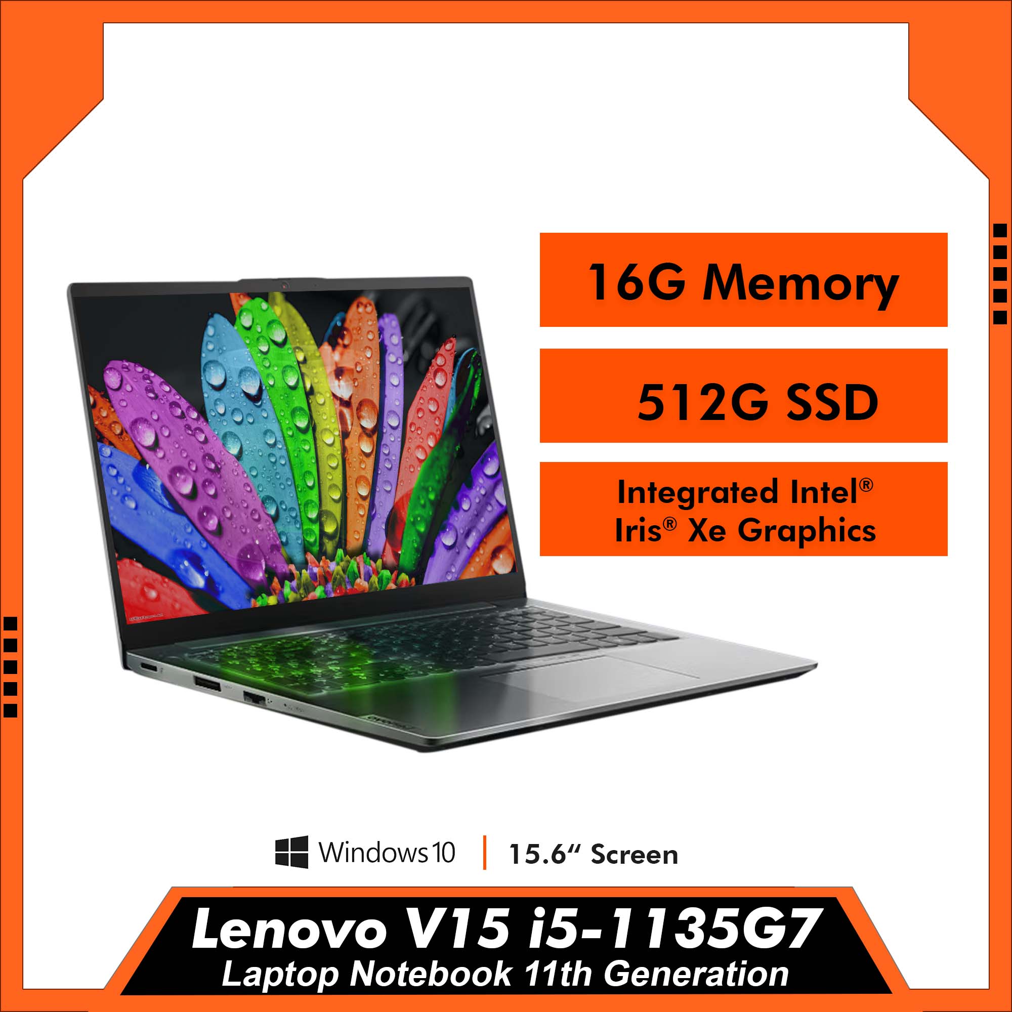 Laptop Notebook Lenovo V15 i5-1135G7 11th Generation/16G memory