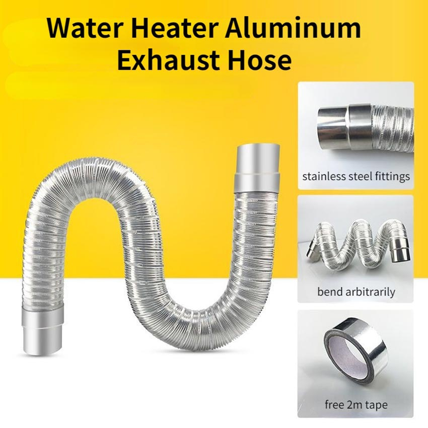 5/10cm Thick Hood Aluminum Foil Tube Water Heater Exhaust Hose