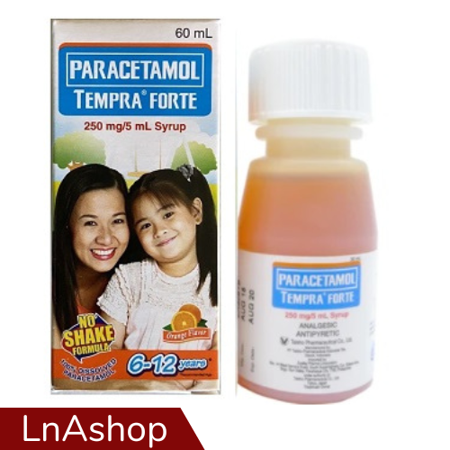 Tempra Forte Syrup Orange 60ml (6-12yrs) 