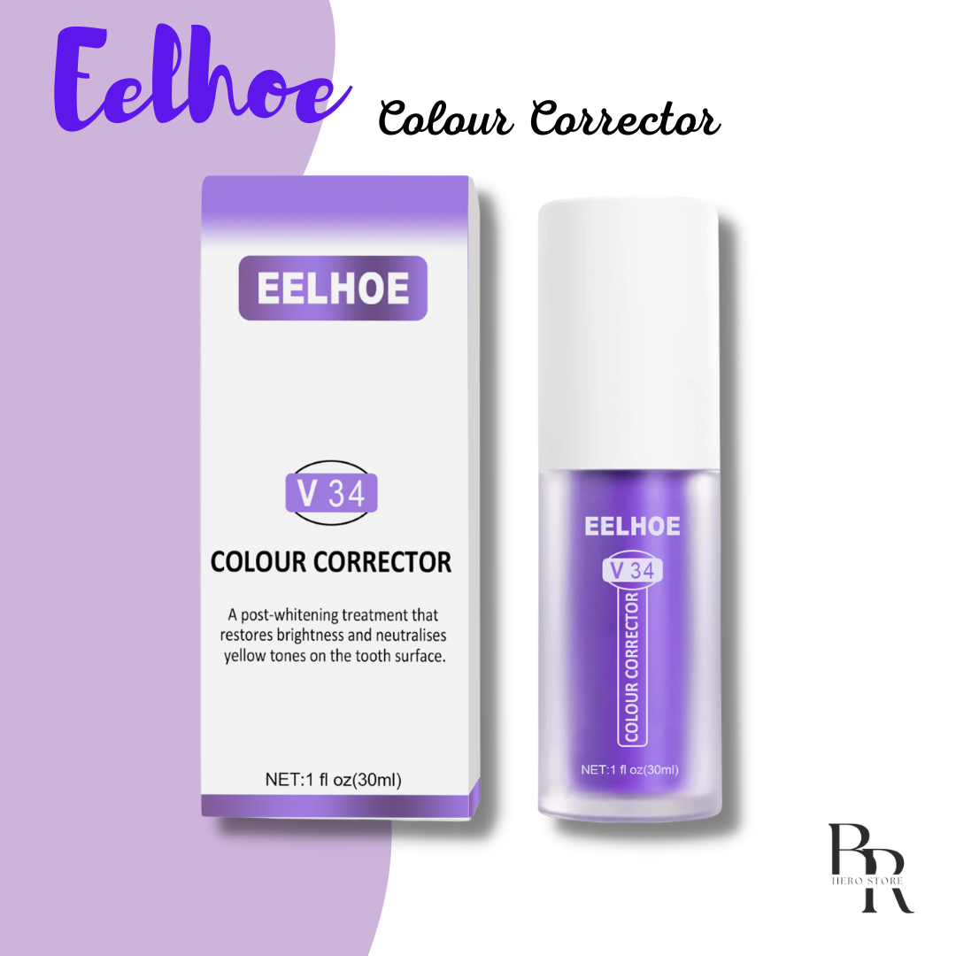 30ML Eelhoe Teeth Whitening Toothpaste Colour Corrector Foam Toothpaste