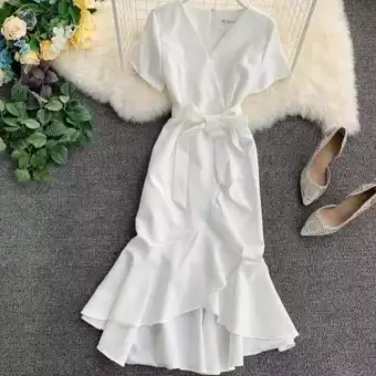 lazada white dress