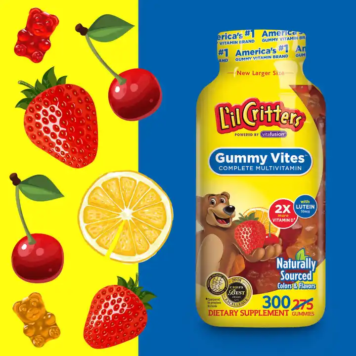 Little Critters Gummy Bites Multivitamins For Kids 275 Pcs Usa Lazada Ph