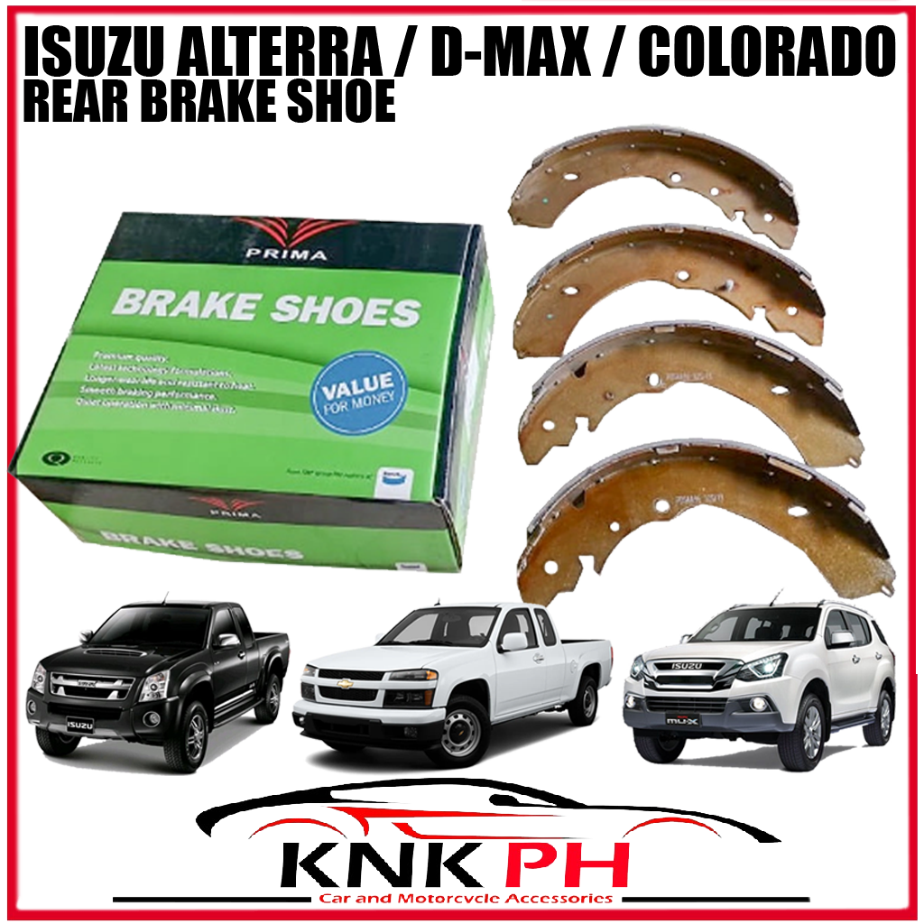 ISUZU ALTERRA / DMAX / COLORADO / REAR BRAKE SHOE ORIGINAL PRIMA