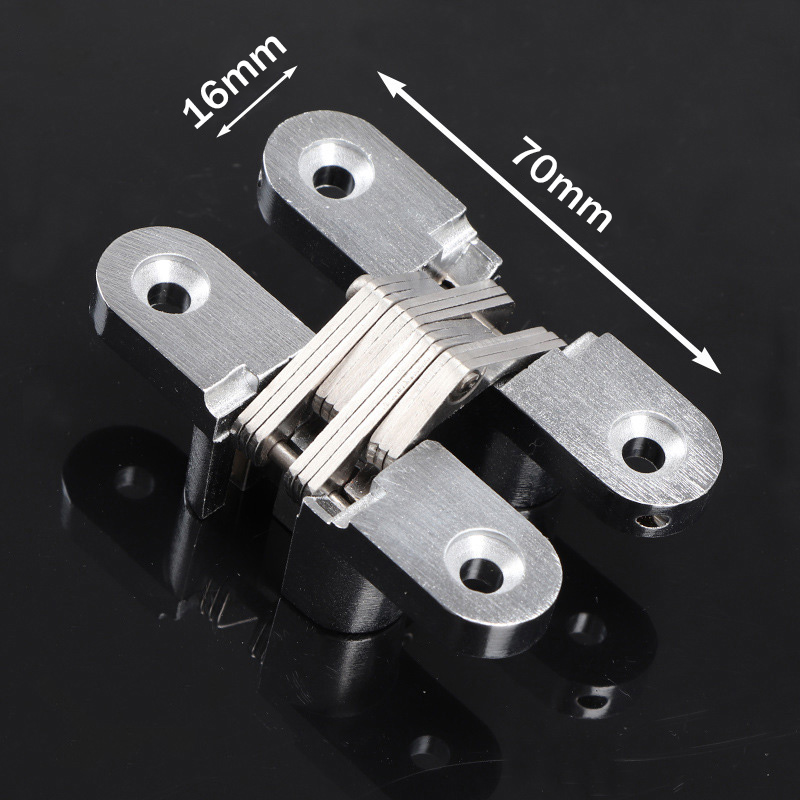 Hidden Concealed Cross Hinge 180 Degree Swing Invisible Hinge For Folding Table Door Window