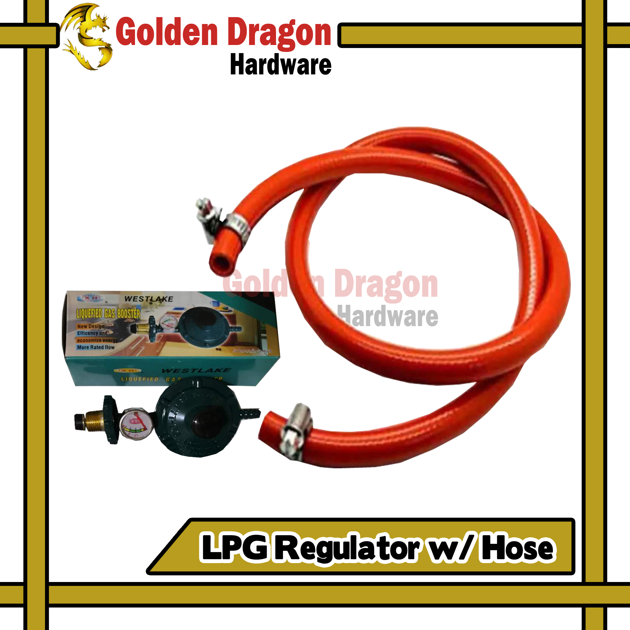 LPG HOSE WITH LPG REGULATOR 1.25METER LONG Lazada