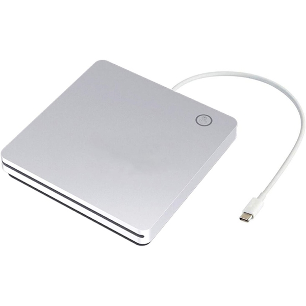 Bảng giá External USB C CD DVD Drive,Portable Type-C Smart Contact Button Slot-In CD DVD Burner Player Writer for Desktop(Silver) Phong Vũ