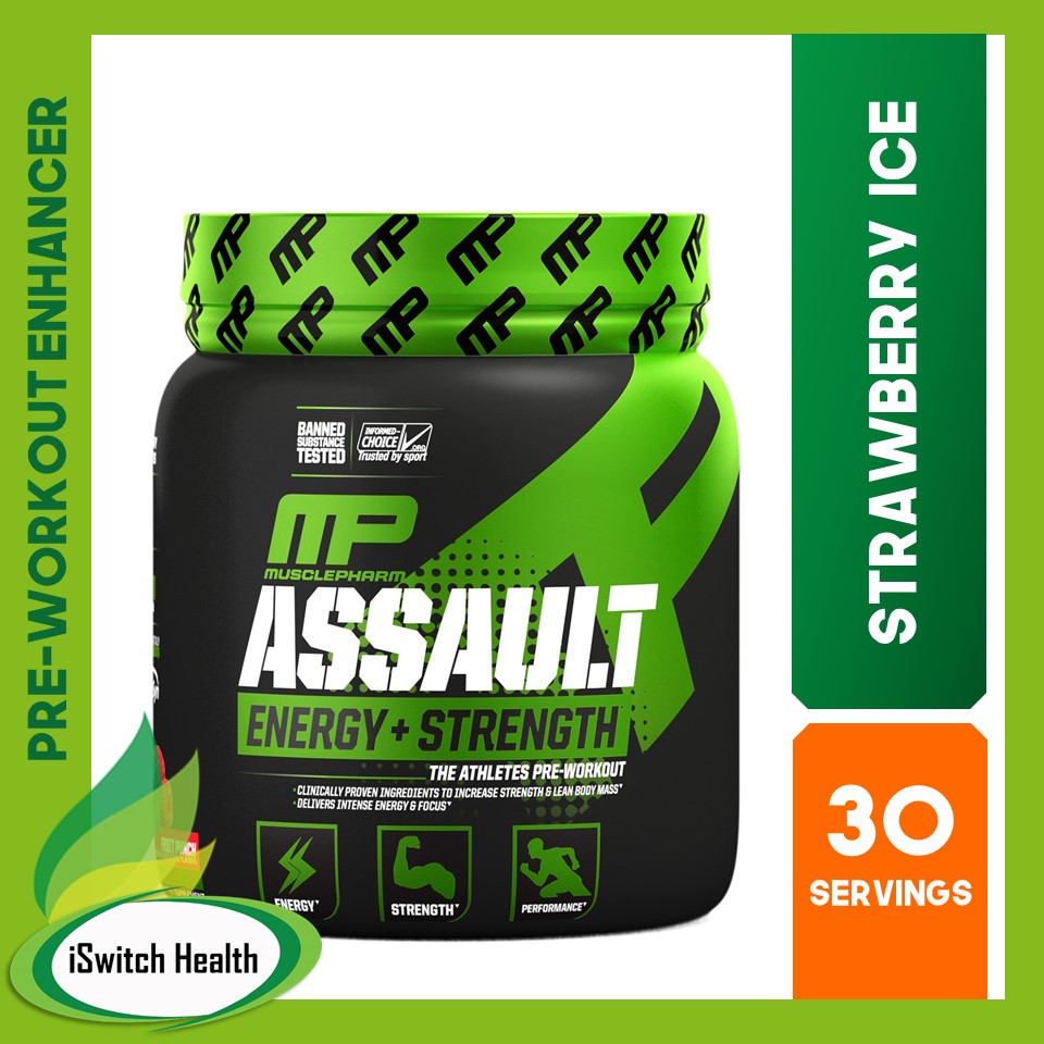 MusclePharm Combat BCAA + Recovery 30 Servings Blue Raspberry Lazada PH