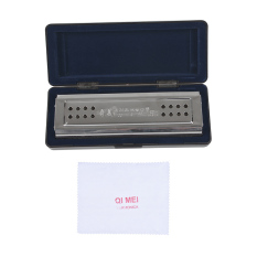 2-Trong-1 Kèn Harmonica Tremolo Kèn Ác Mô Ni Ca Màng Cứng Key Của C & G 24 Lỗ Kép Với 48 Tháp Mười Miễn Phí Sậy Nhạc Cụ Gió Với Độn Hộp Khăn Lau