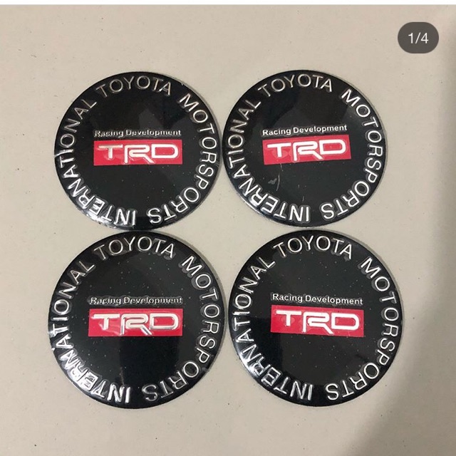TRD toyota center cap sticker decal Lazada PH