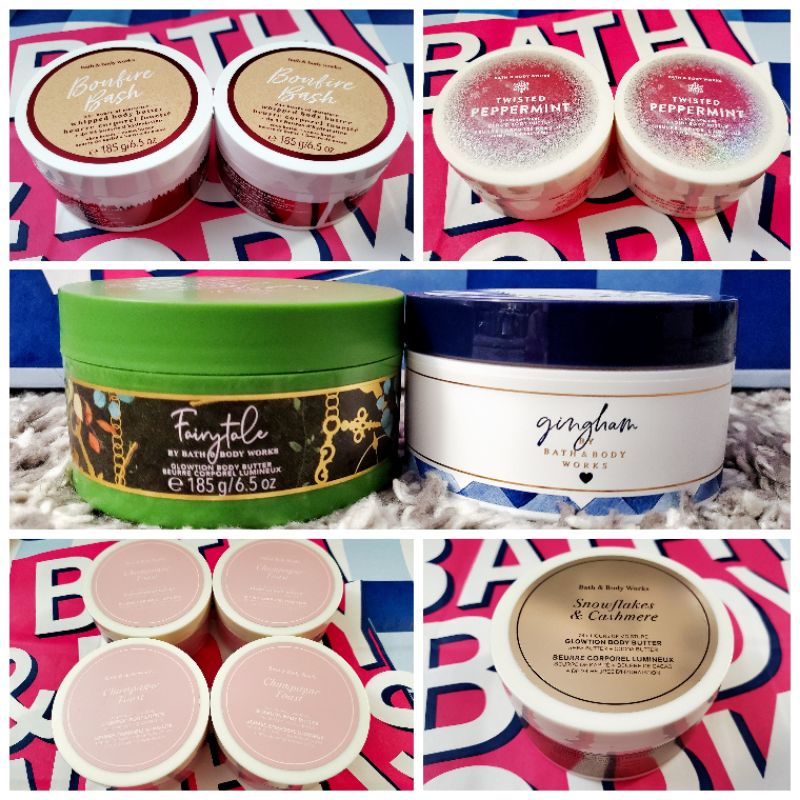 ORIGINAL Bath & Body Works Glowtion / Whipped/ Cloud Body Butter Shea