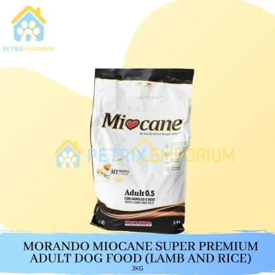 Morando Miocane Premium Adult Dog Food (Lamb and Rice) 3kg