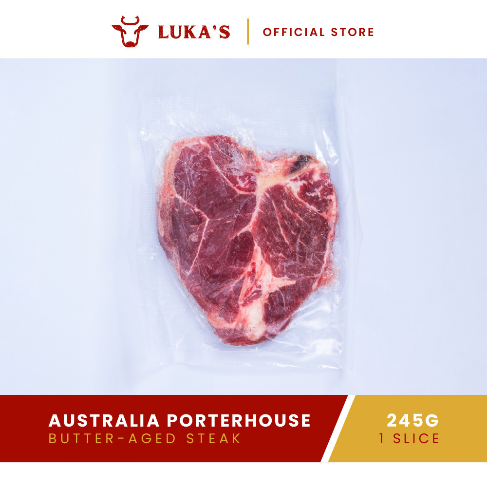 Australian Porterhouse ButterAged Steak 245g (1 slice) Lazada PH