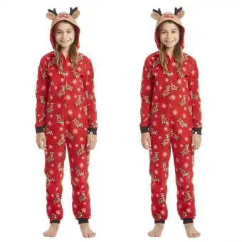 christmas jumpsuit pajamas