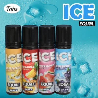 Vape Juice Equal Ice 60ml Mentholated Minty Vapor Liquid 3mg