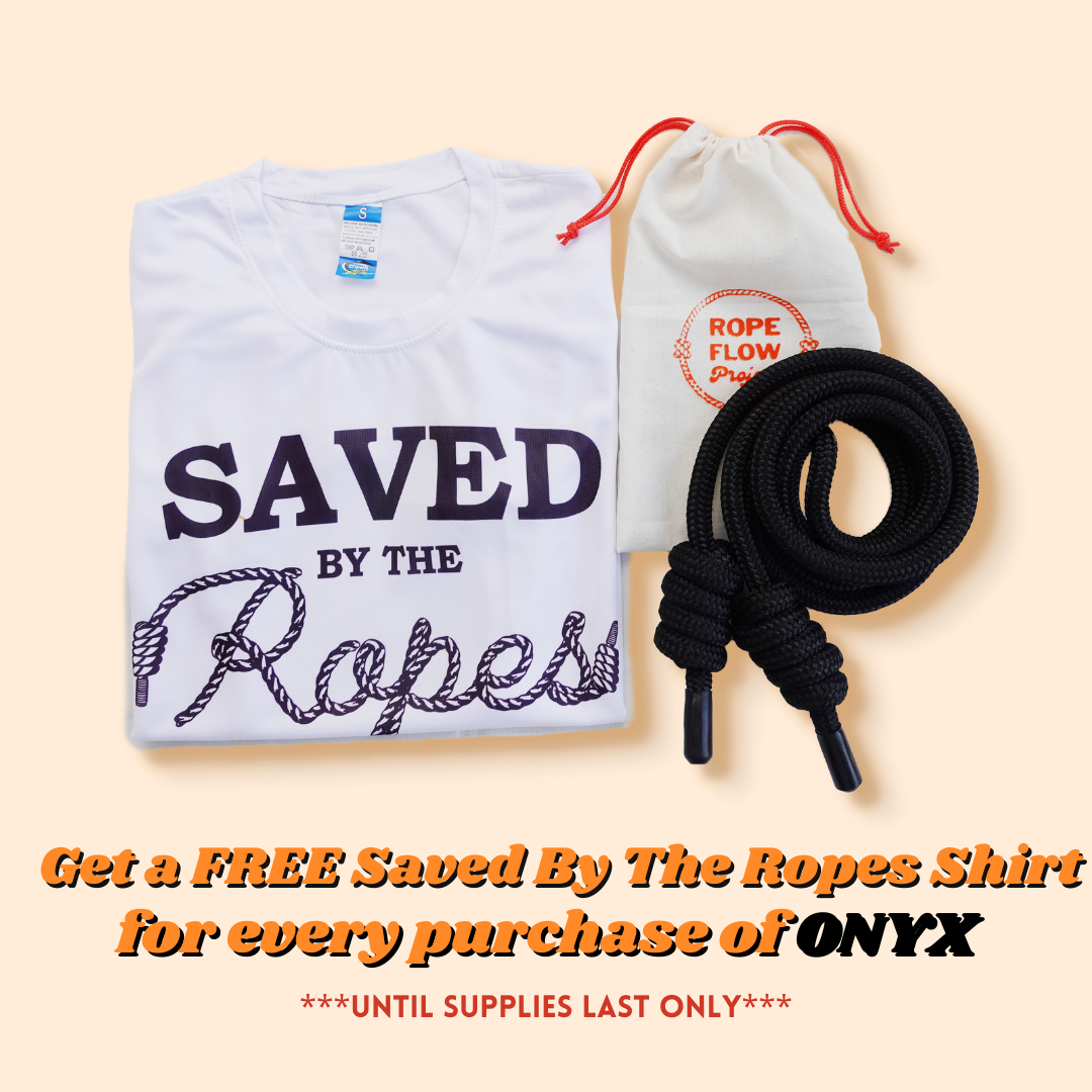 Saved By The Ropes Dri-fit Shirt, Rope Flow Jump Workout Shirt, Rope Flow  Project