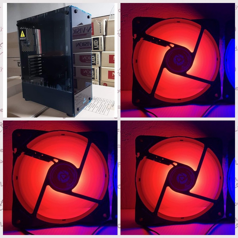 INPLAY Meteor 01 Tempered Glass Desktop Computer Case ATX Gaming Case