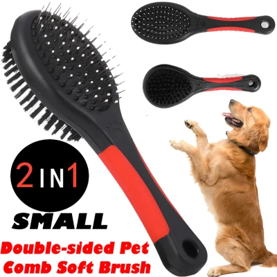 Double-sided Pet Comb Soft Brush Cats Dogs Fur Hair Brush Rake Comb Dog Cat Hair Comb