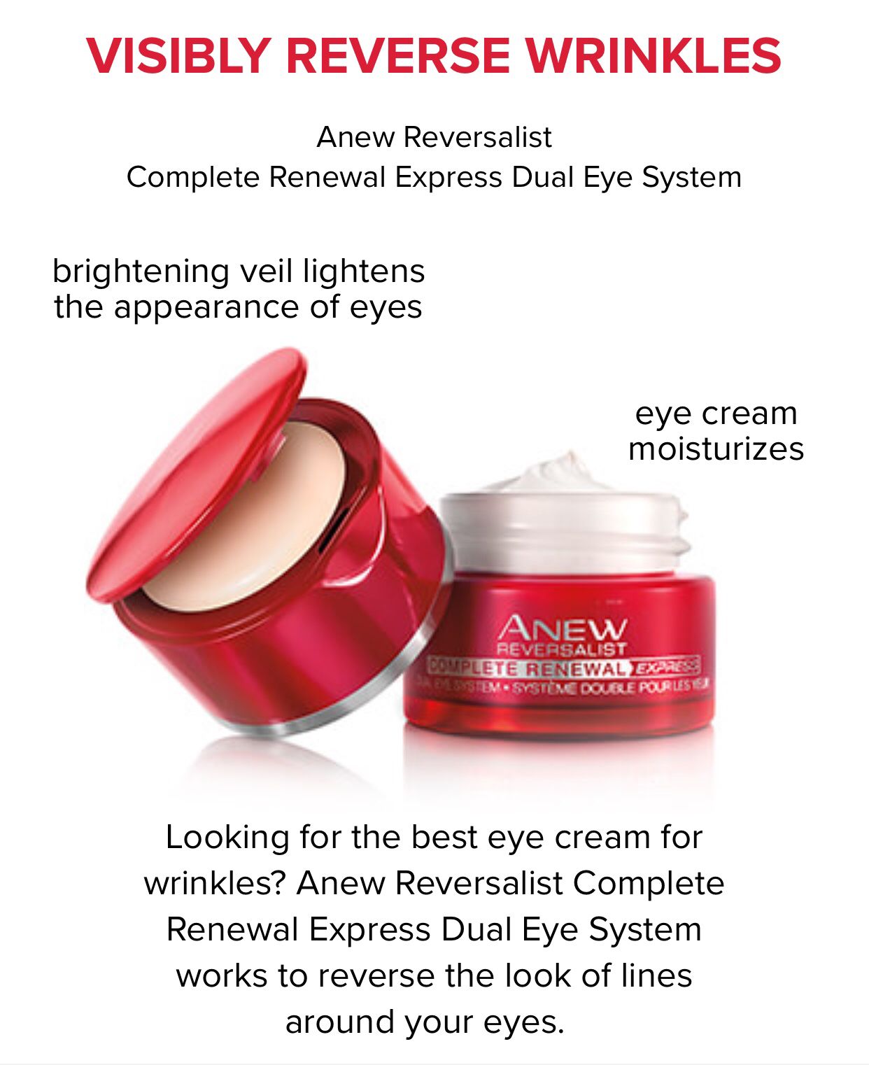 avon anew reversalist eye cream reviews
