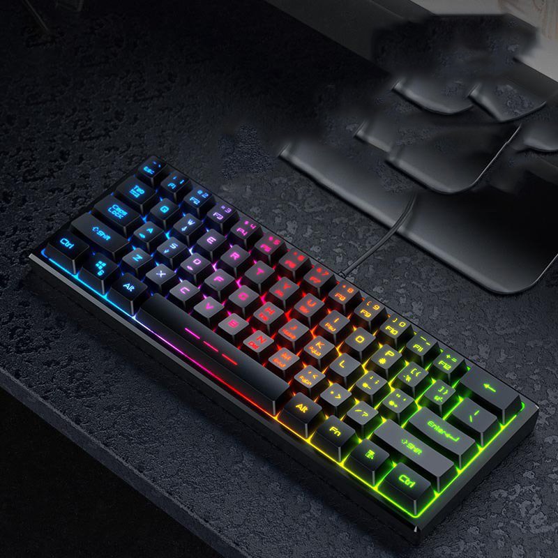 Forev Keys Wired Mini Gaming Keyboard Mechanical Feeling Keyboard Lazada Ph