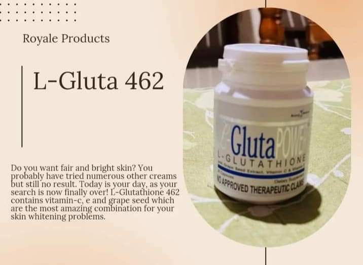 glutathione 462 Royale L-Gluta Power Glutathione (L-Gluta POWER 462) Glutathione Capsules  Whitening Grapeseed Extract Immune Boost Vitamin C Whitening Supplement  Local Supplier Warranty Capsules - Lazada