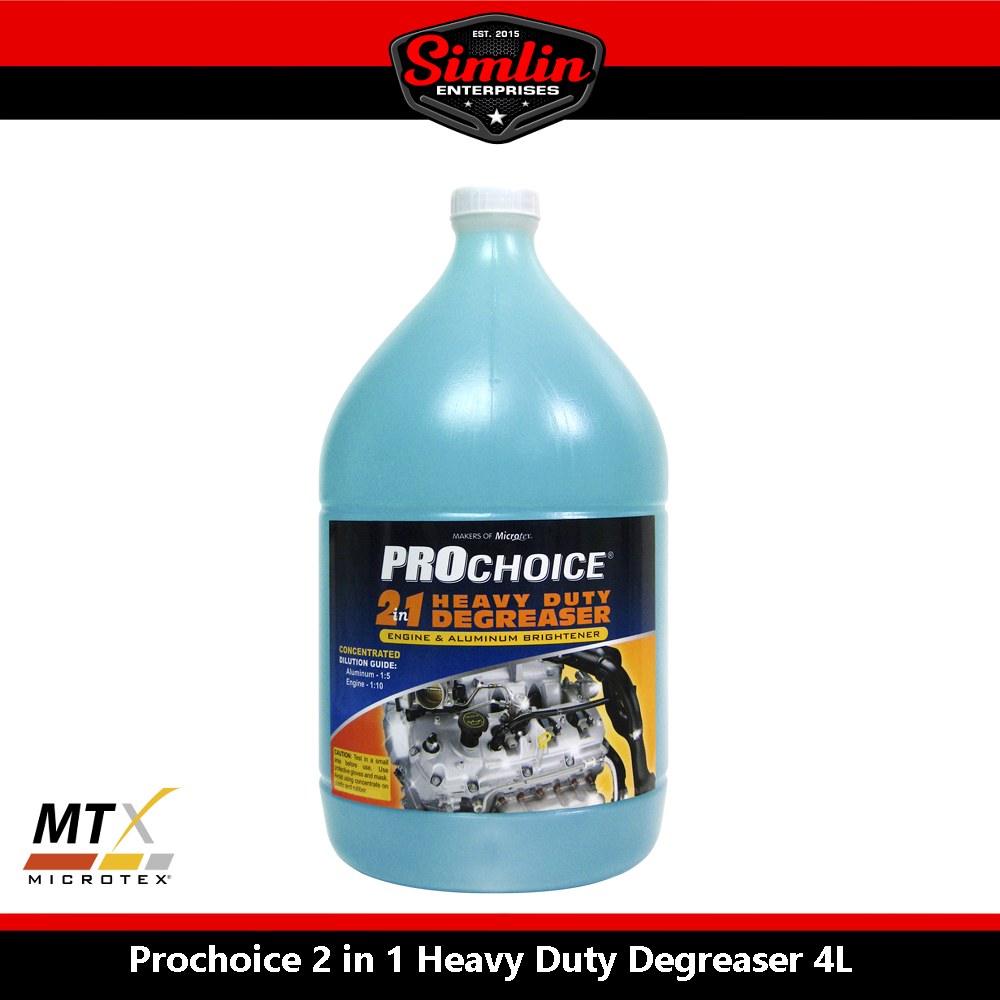 Microtex MTX Prochoice 2 in 1 Heavy Duty Engine Degreaser and Aluminum