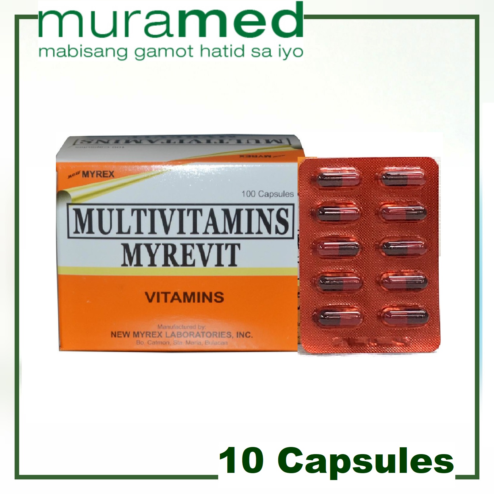 Myrevit Multivitamins Capsule 10's Lazada PH