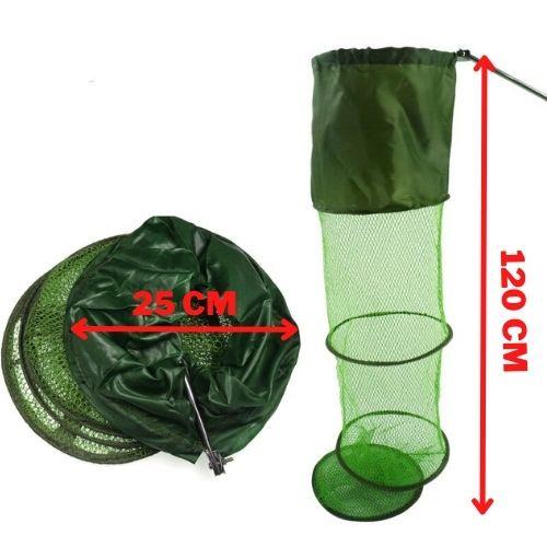 2-12 Holes Strengthened Automatic Fishing Net Shrimp Cage Nylon Foldable  Umbrella Shape Crab Fish Trap Cast Net Cast Folding Net