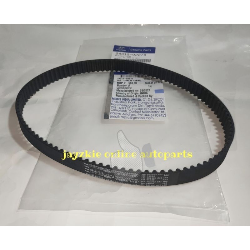 TIMING BELT ORIGINAL FOR HYUNDAI EON/ GETZ/ KIA PICANTO 1.1 (24312