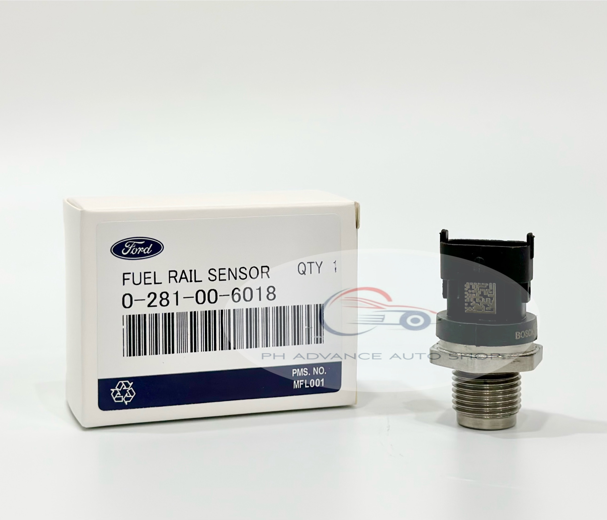 Fuel Rail Pressure Sensor Ford Ranger 20062011 / Ford Everest 2007