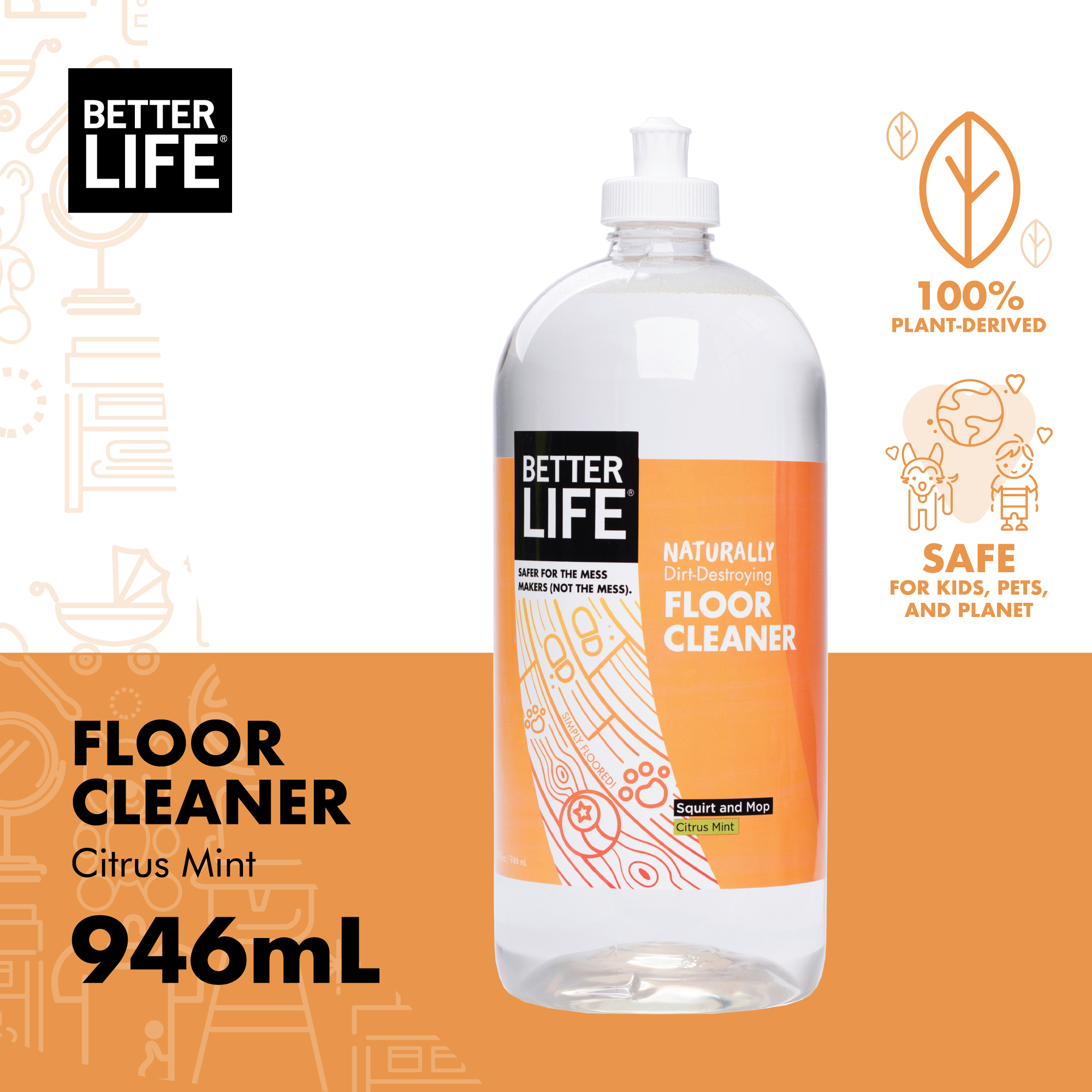 Tile Floor Cleaner Safe For Pets / Goldiies Natural Floor Cleaner