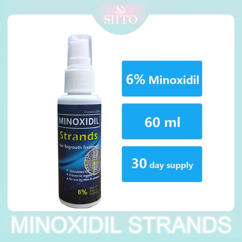 Minoxidil Strands 6% Hair Grower beard Grower Serum (60ml) | Lazada PH