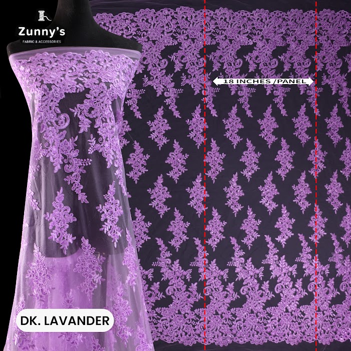 Enchanting Lilac: Lilac Lace Fabric Collection (Violet,, Lavander