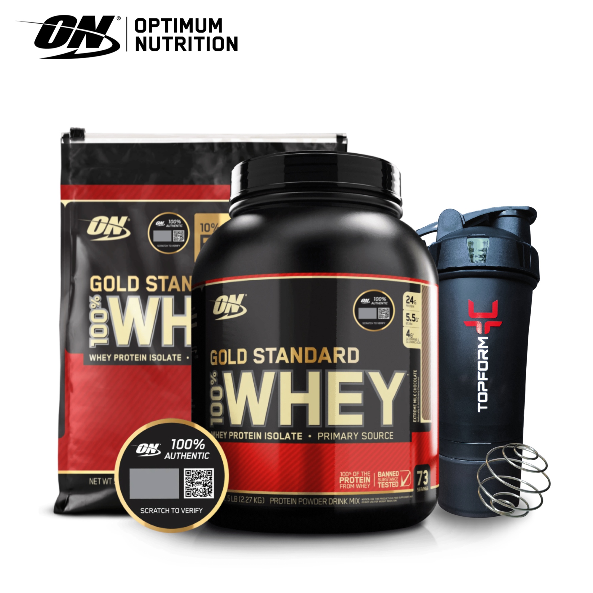 Optimum Nutrition Whey Protein 5lbs 5 5lbs On Gold Standard Whey Protein Powder Lazada Ph